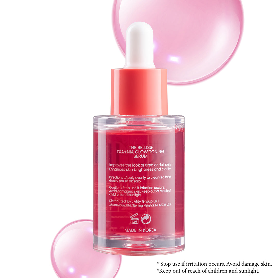 Made In Korea - The Belliss TXA+NIA GLOW TONING SERUM
